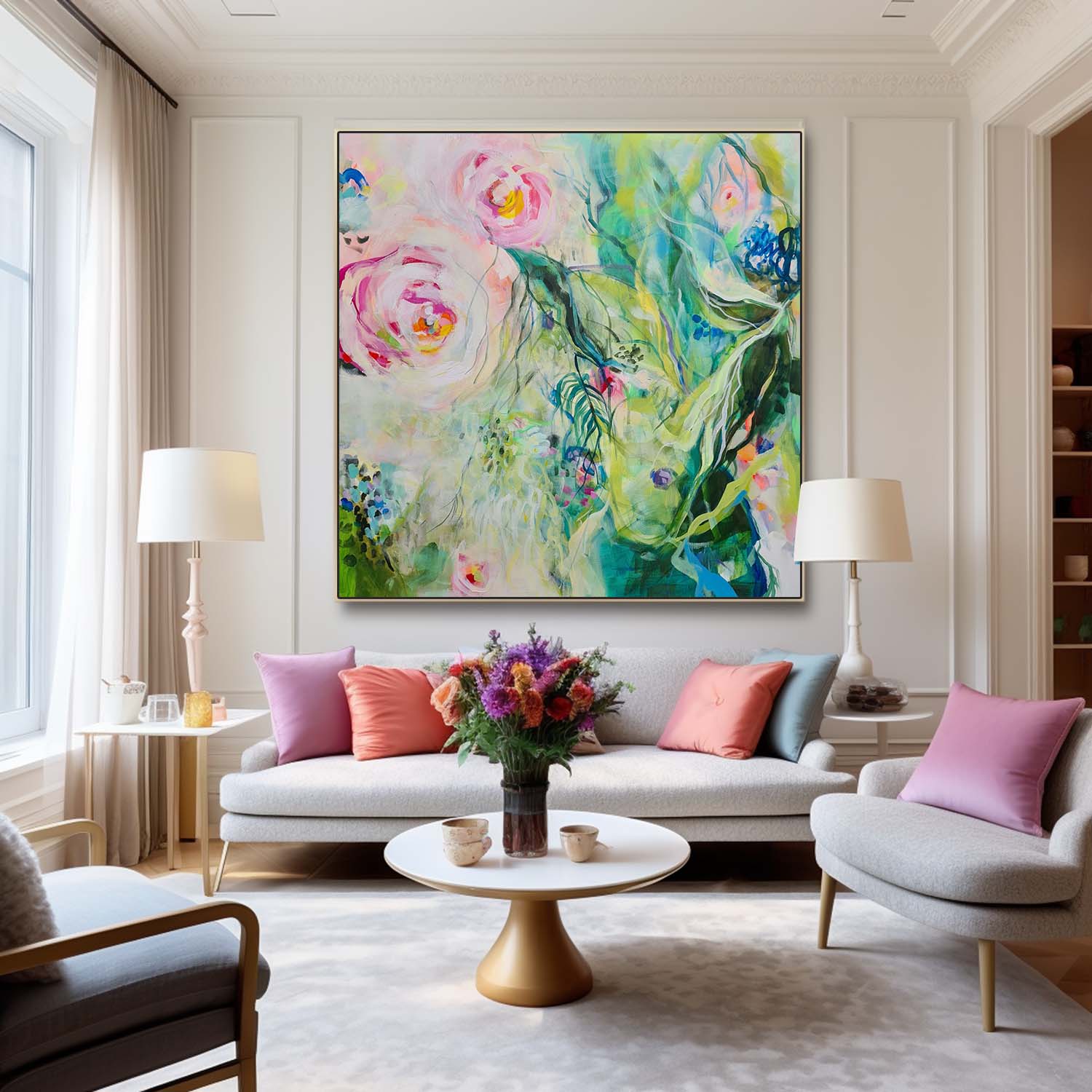Flower Canvas Art FL259 - Neutralighting