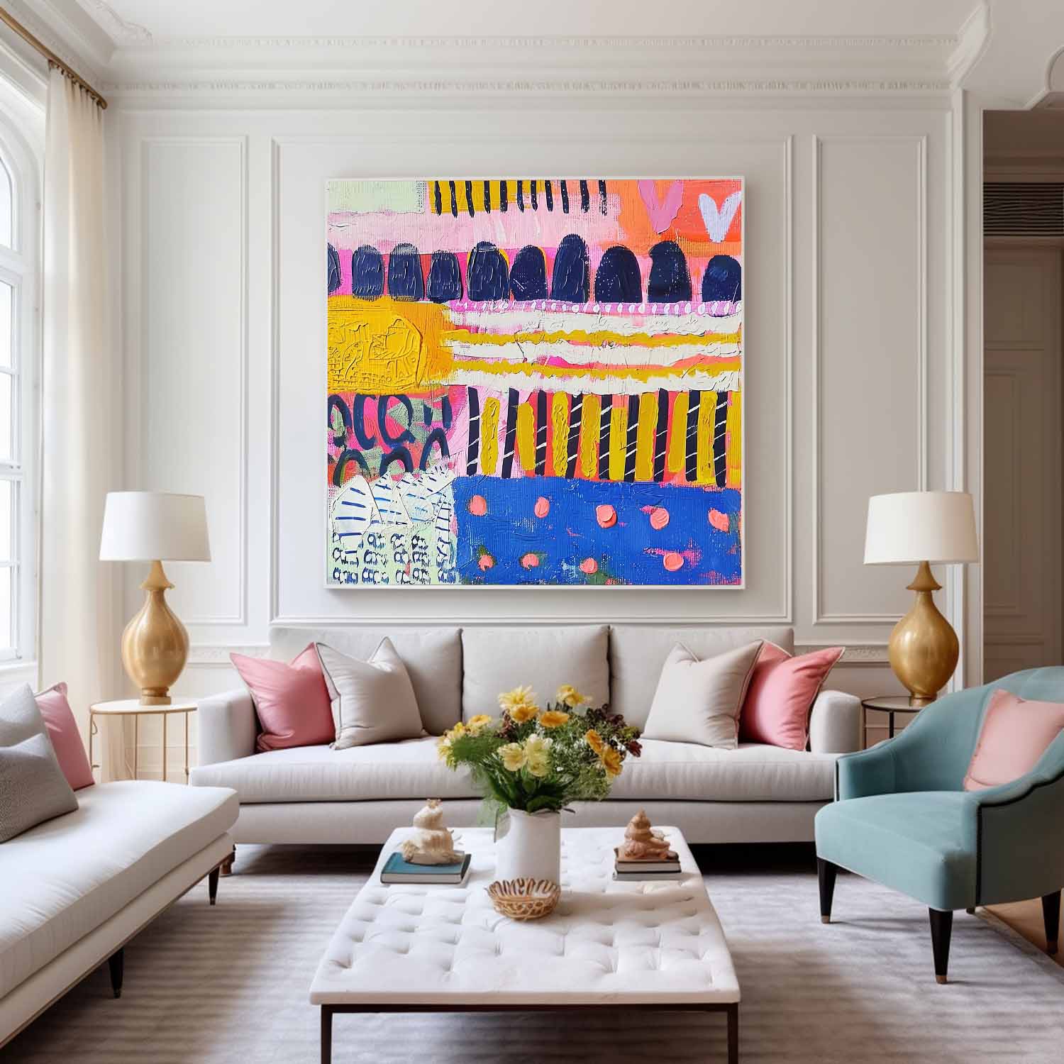 Wall Art Playful Kidult Abstract Decor Pop