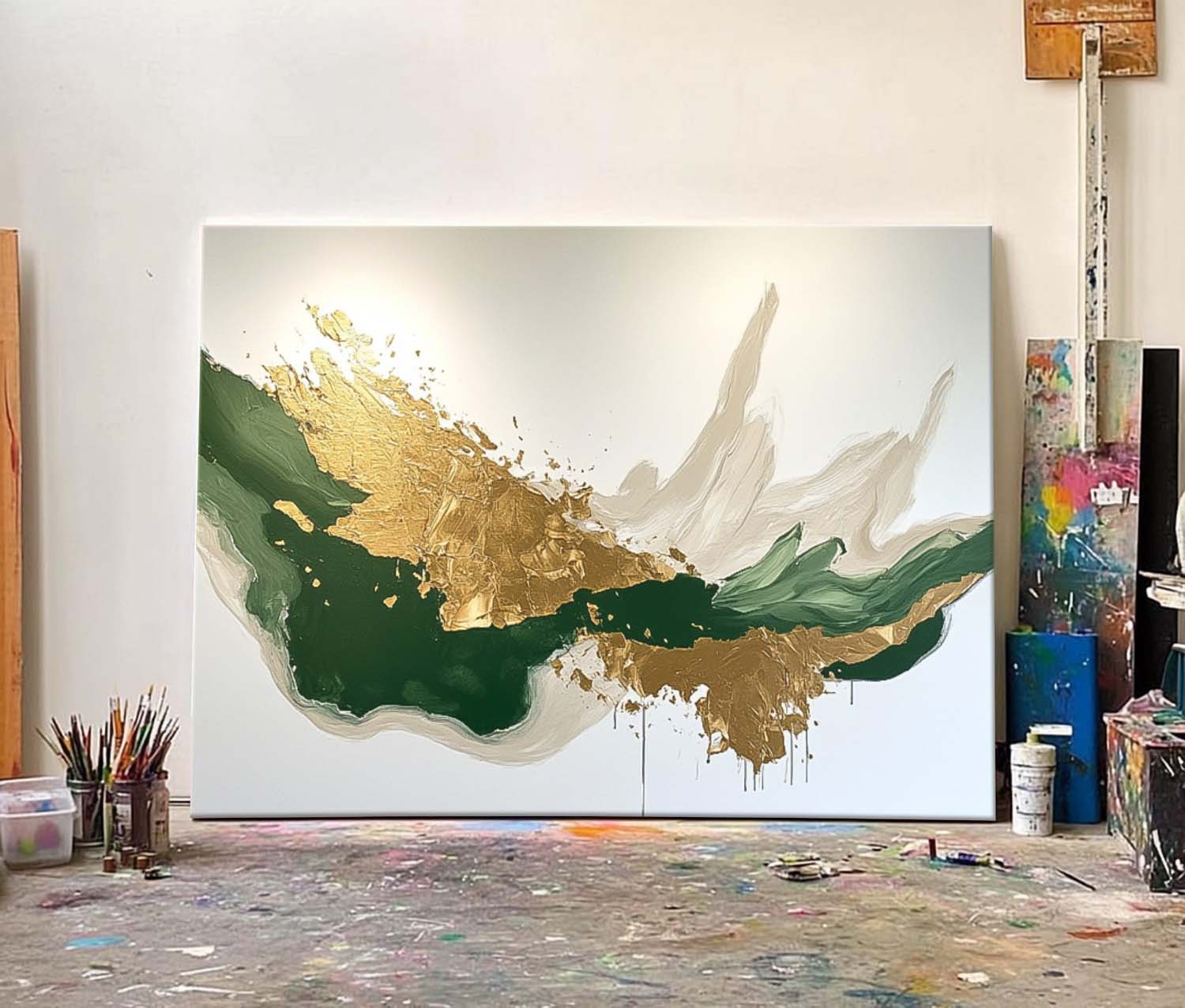 Abstract Canvas Art AB595 - Neutralighting