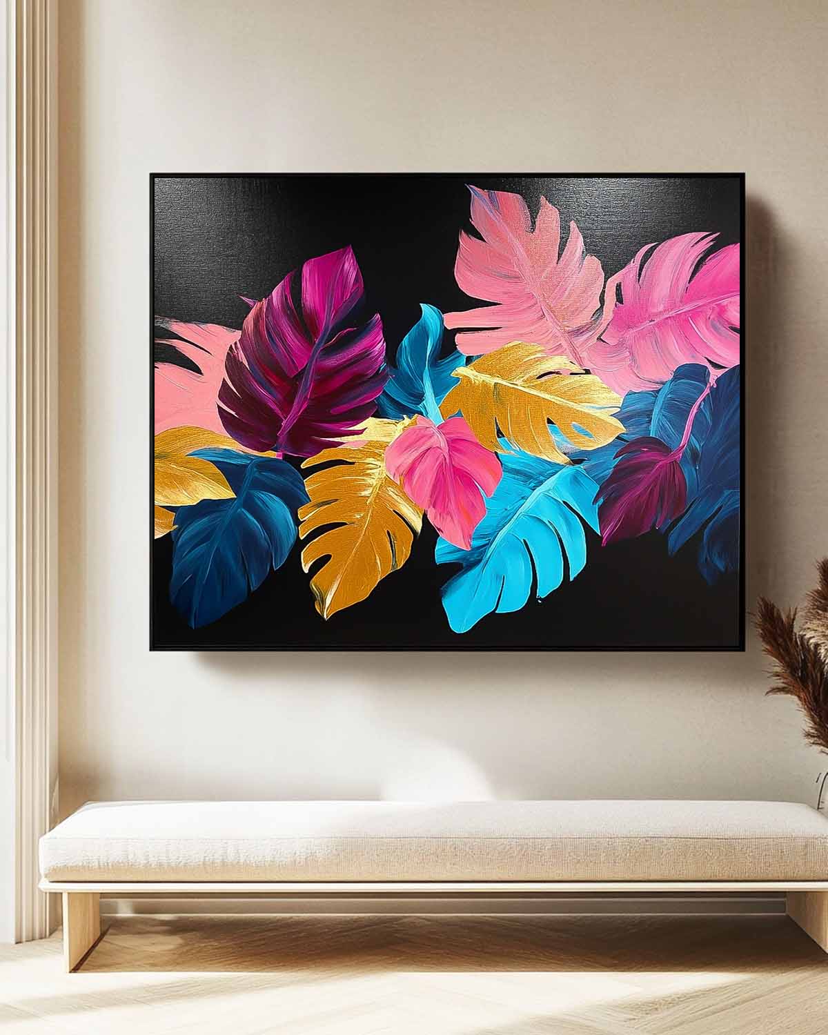 Wall Art Flower Leaf Branch Artistic