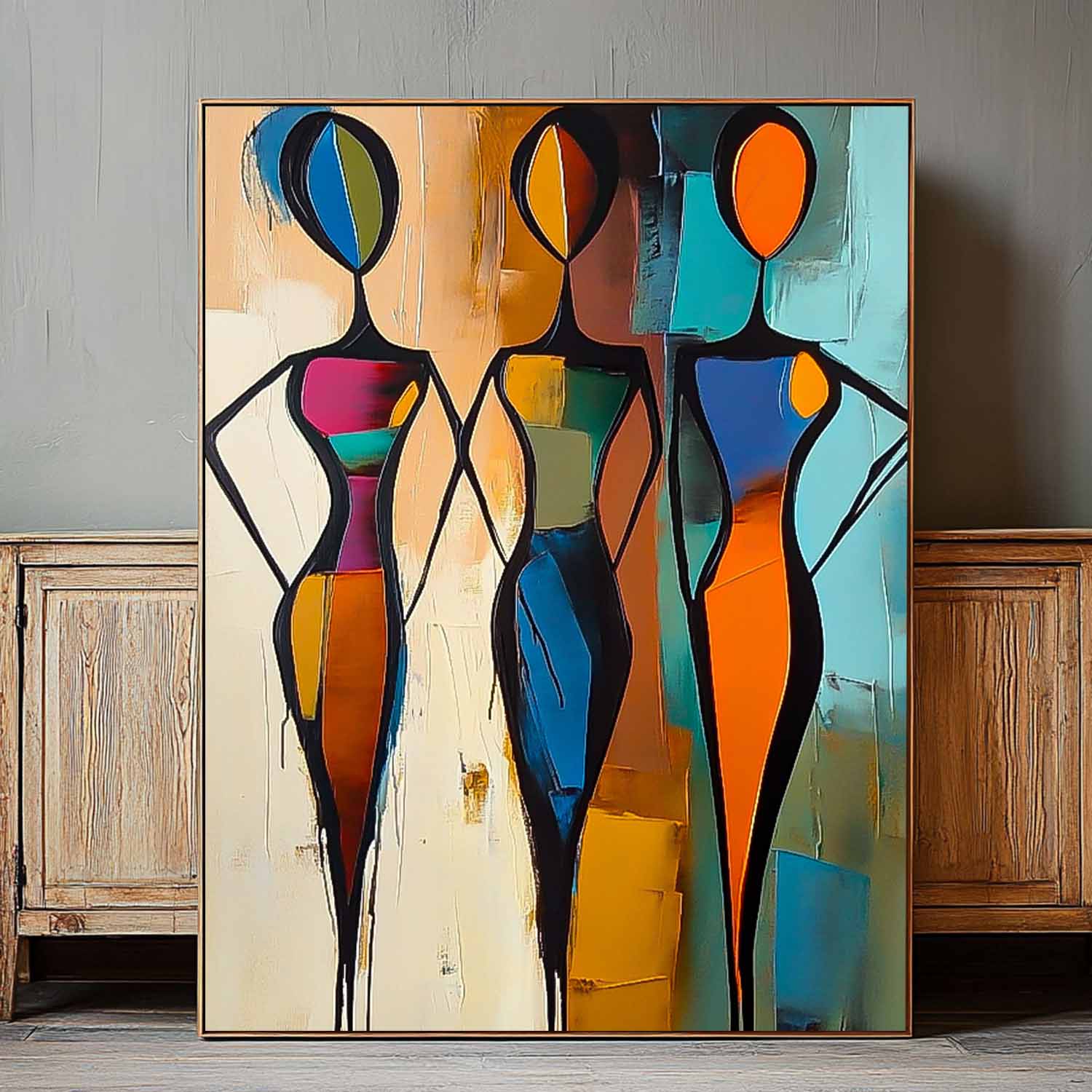 Wall Art People Modern Scandinavian Abstract