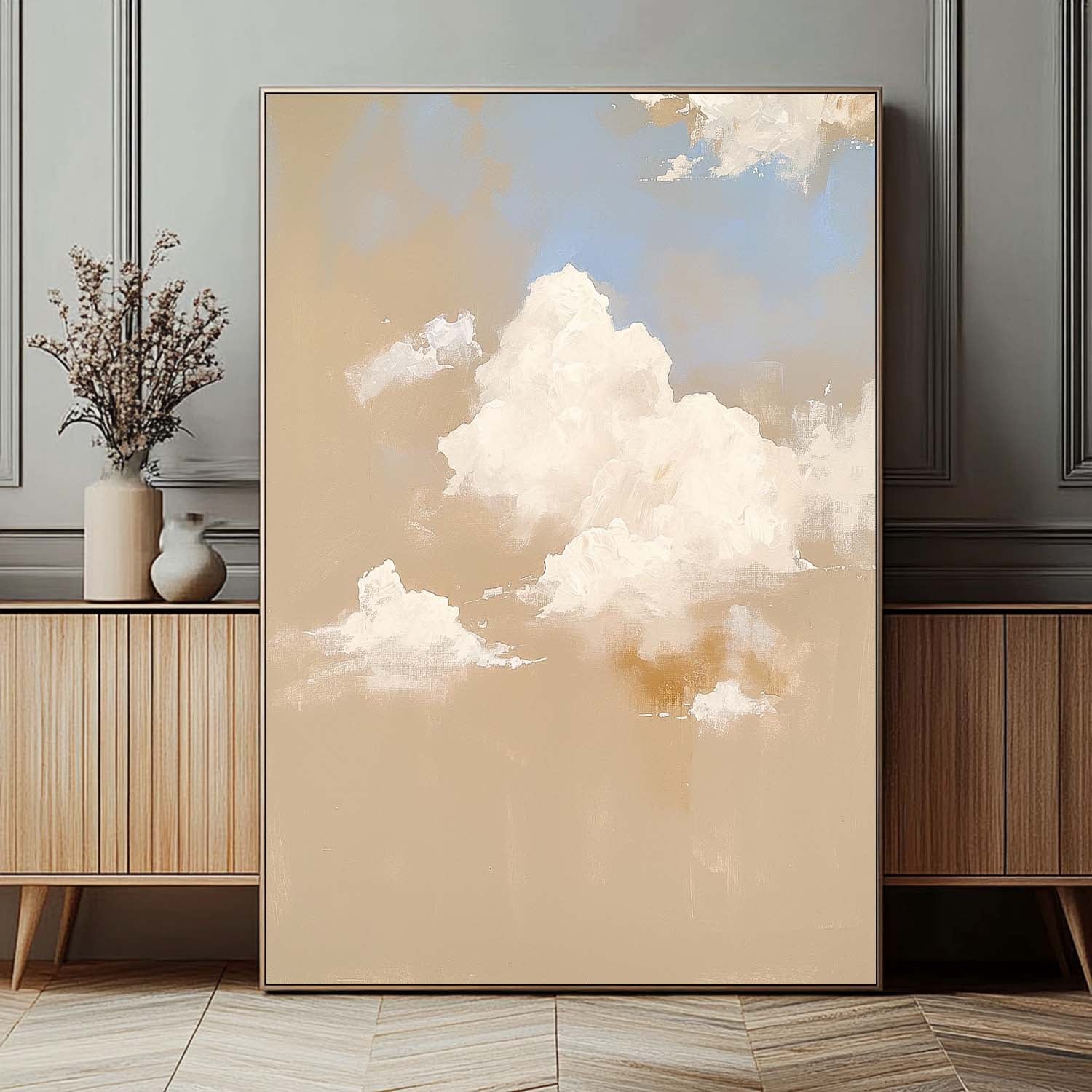 Wall Art Landscape Warm Fluffy Cloud