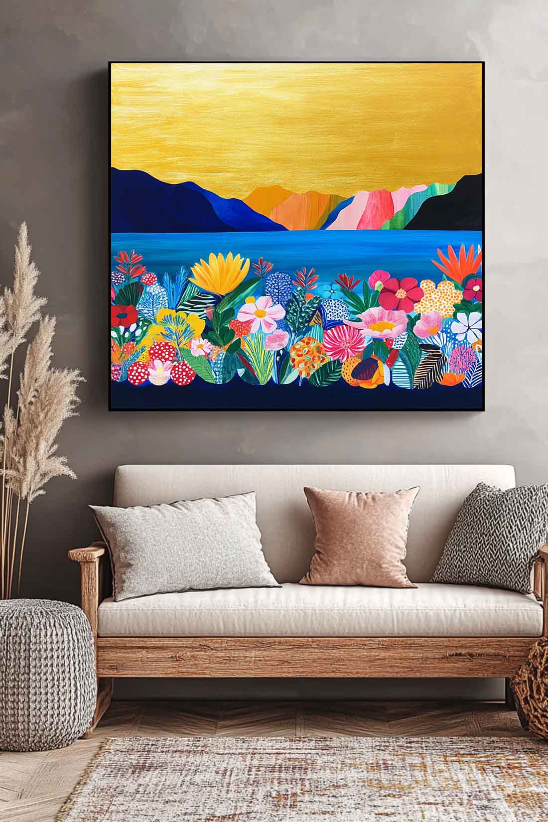 Wall Art Flower Post-Impressionist Vibrant