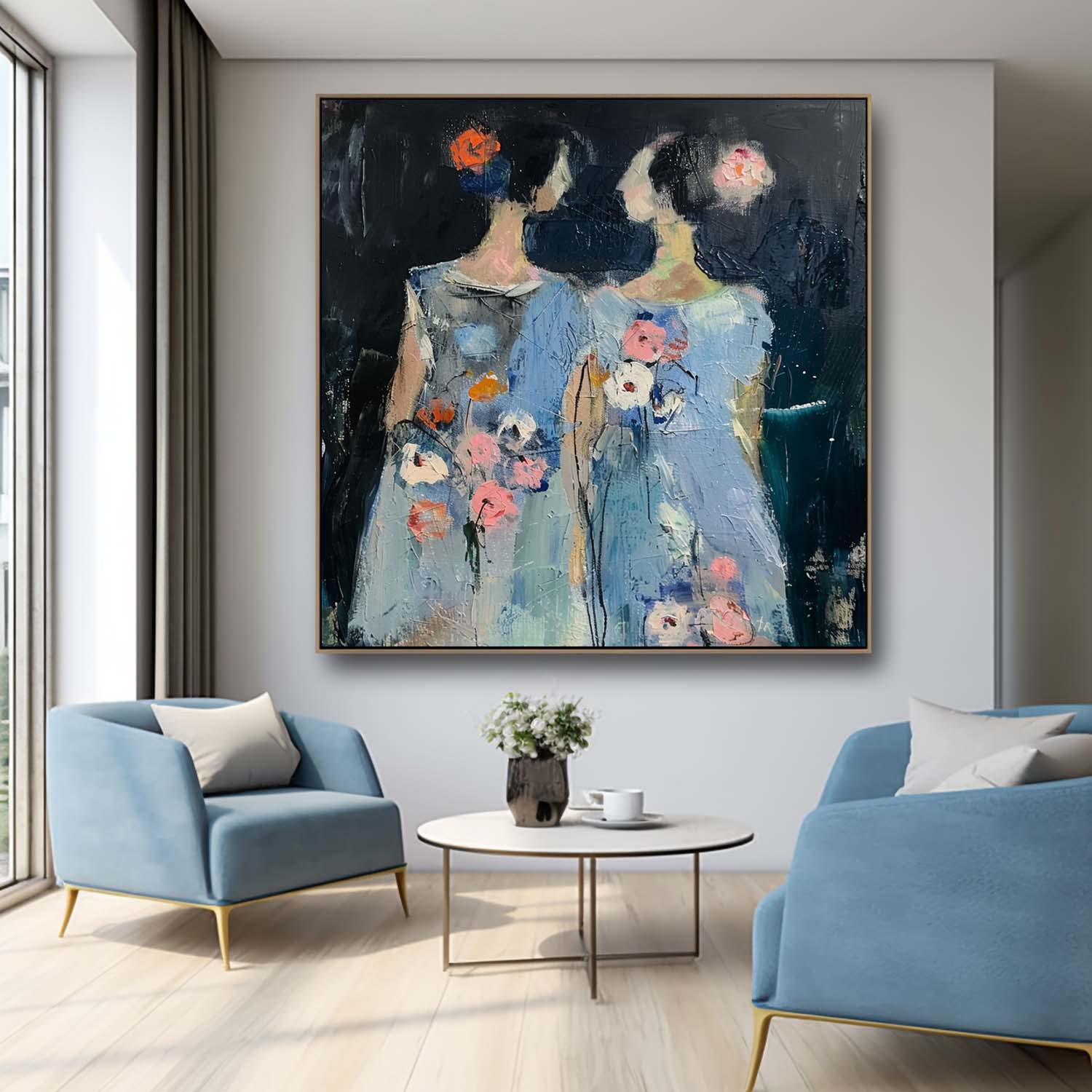 Wall Art People Calm Contemplative Contemporary