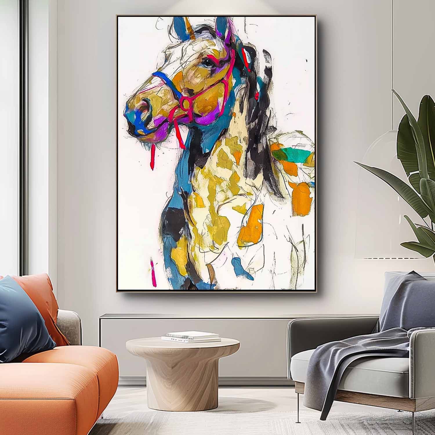 Wall Art Animal Neo-Pop Art Playful