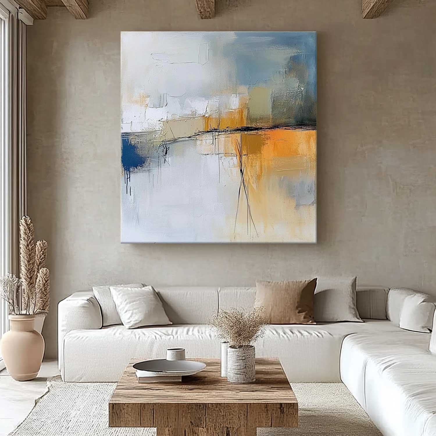 Wall Art Abstract Wabi-Sabi Coastal