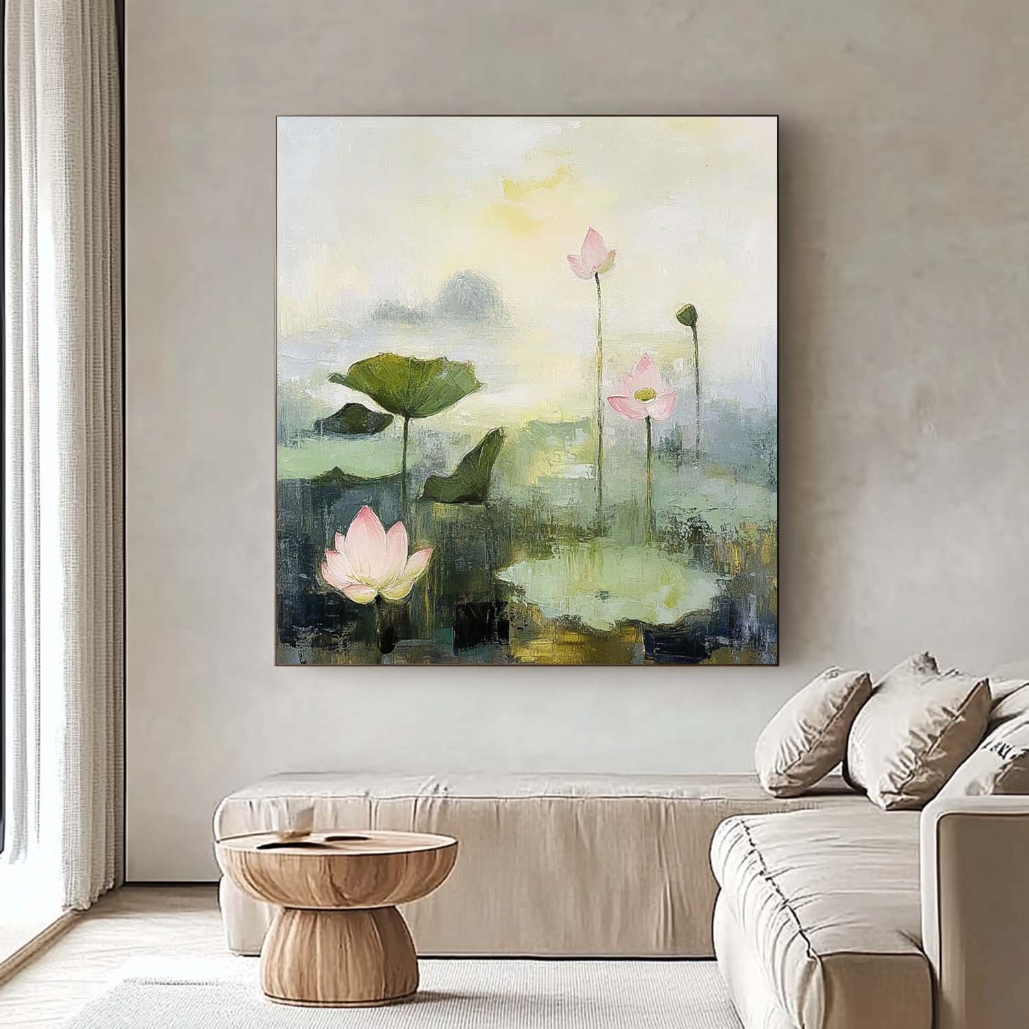 Wall Art Flower Lyrical Contemporary Tranquil