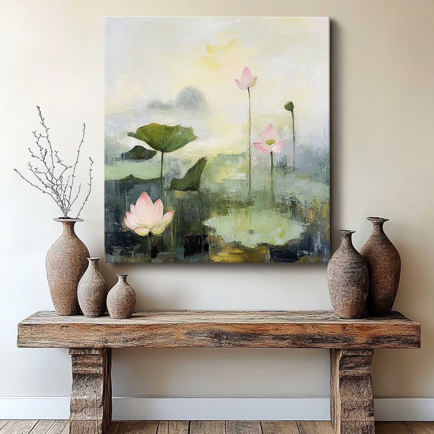 Wall Art Flower Lyrical Contemporary Tranquil