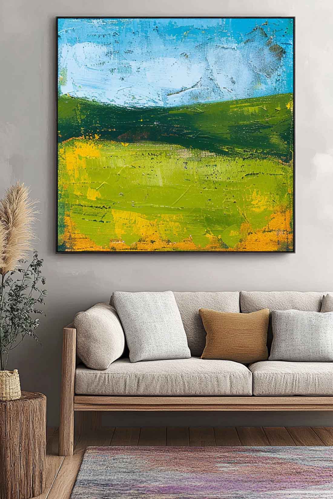 Wall Art Abstract Natural Impasto Healing Expressionist
