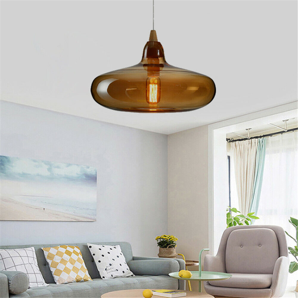June Amber Glass Pendant Light - Neutralighting
