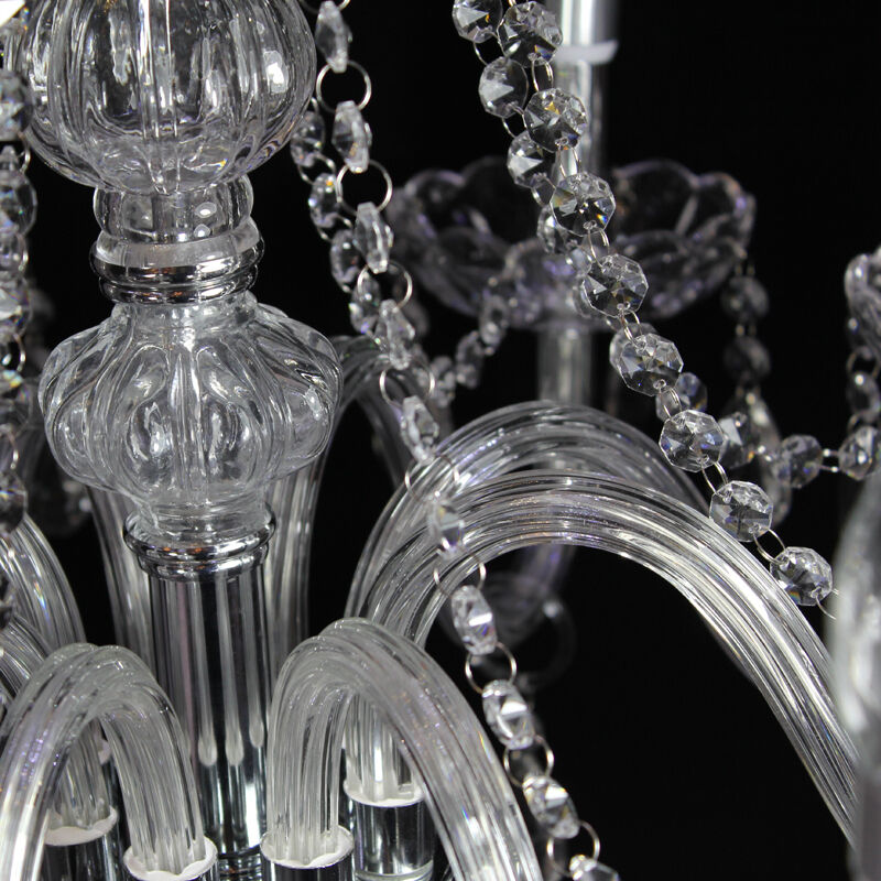 Silva Luxury Candlestick Clear Crystal Chandelier - Neutralighting