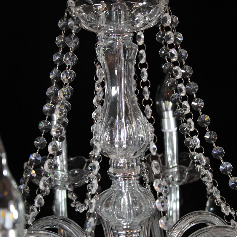 Silva Luxury Candlestick Clear Crystal Chandelier - Neutralighting