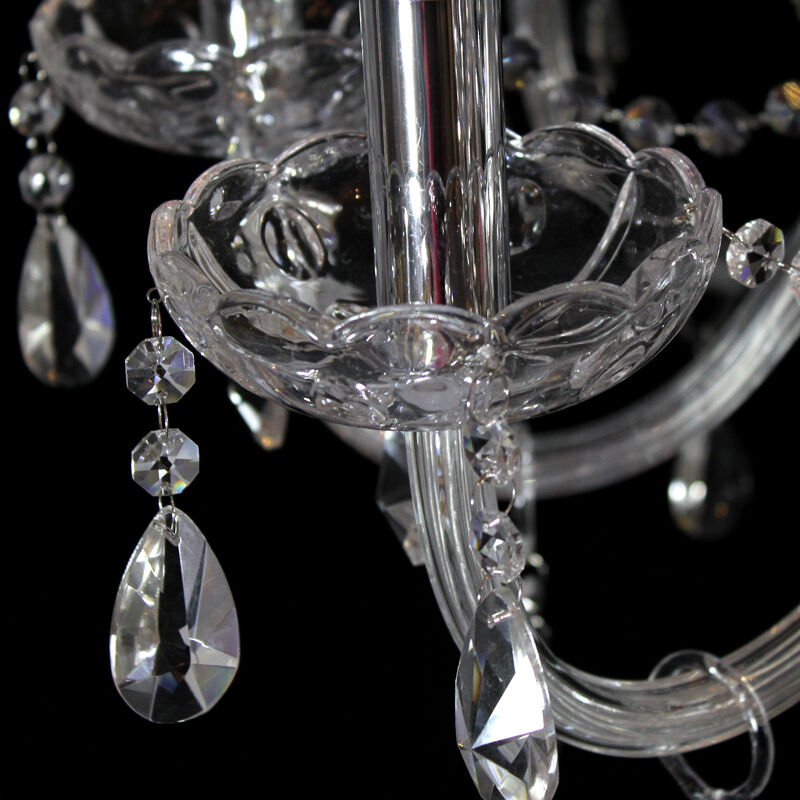 Silva Luxury Candlestick Clear Crystal Chandelier - Neutralighting