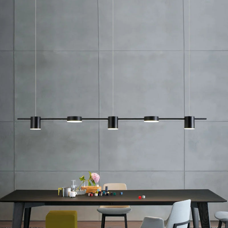 Arisha Minimalist Multi Metal Pendant Light, Black/Gold - Neutralighting