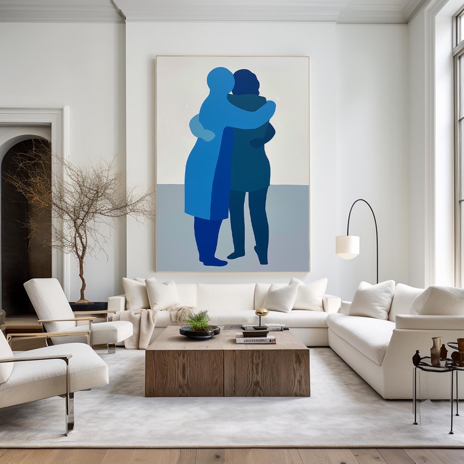 Into Your Arms Modern Figurative Art