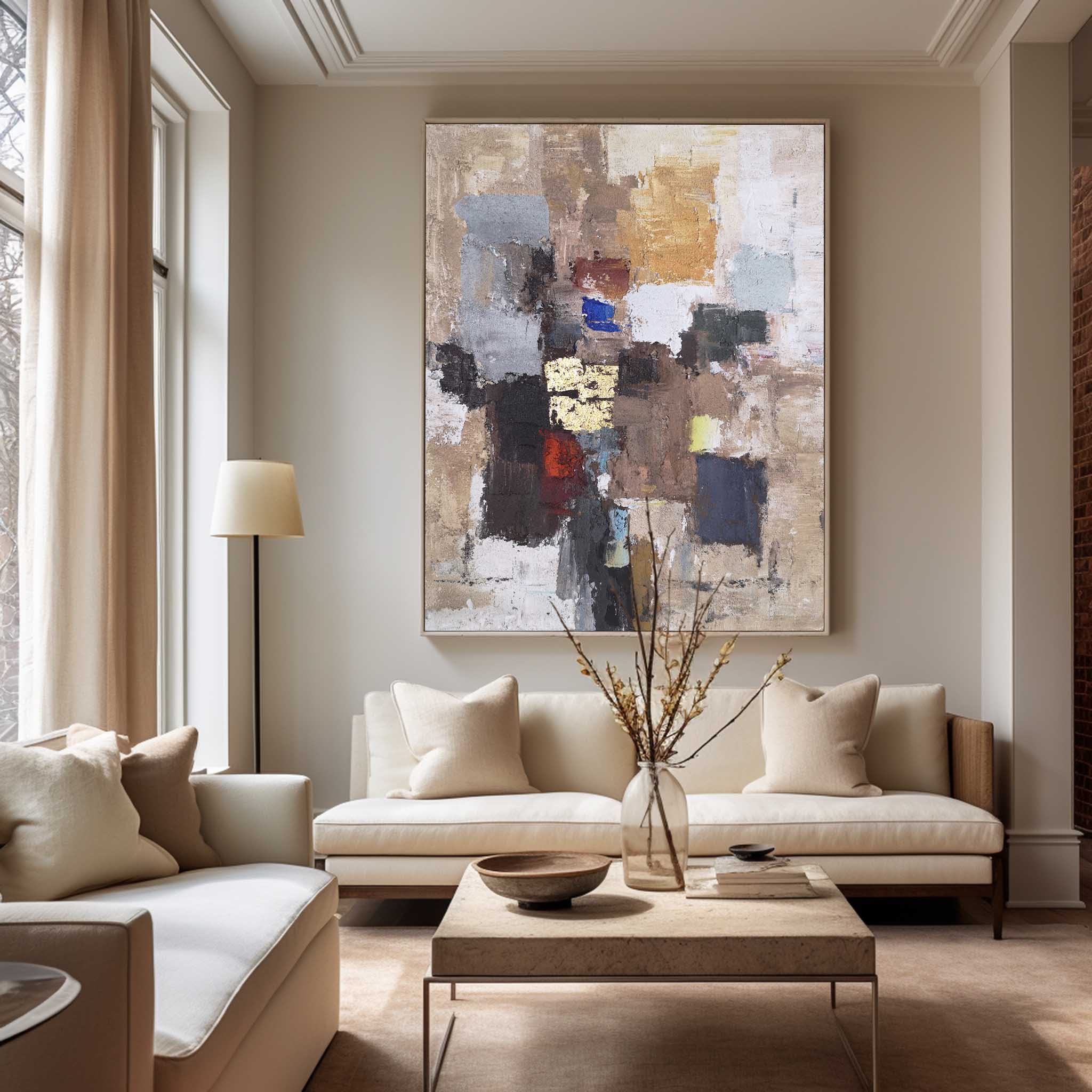 Abstract Geometric Painting