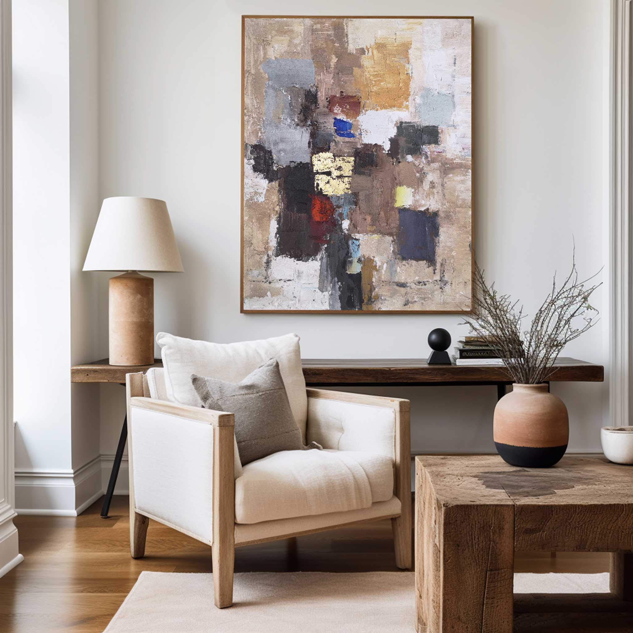 Abstract Geometric Painting