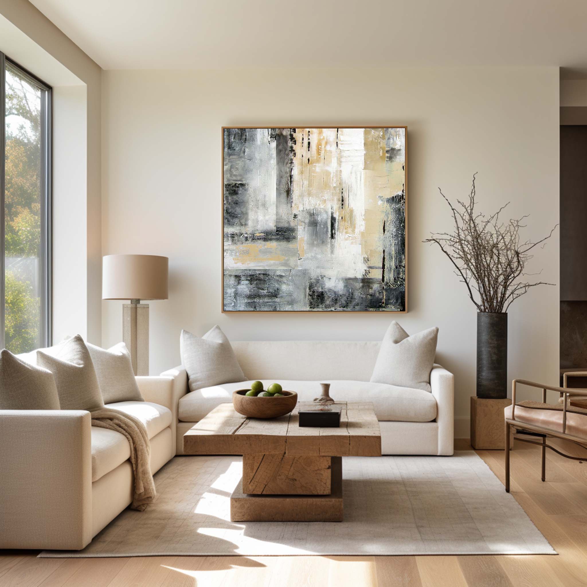 Large Abstract Skyline Art