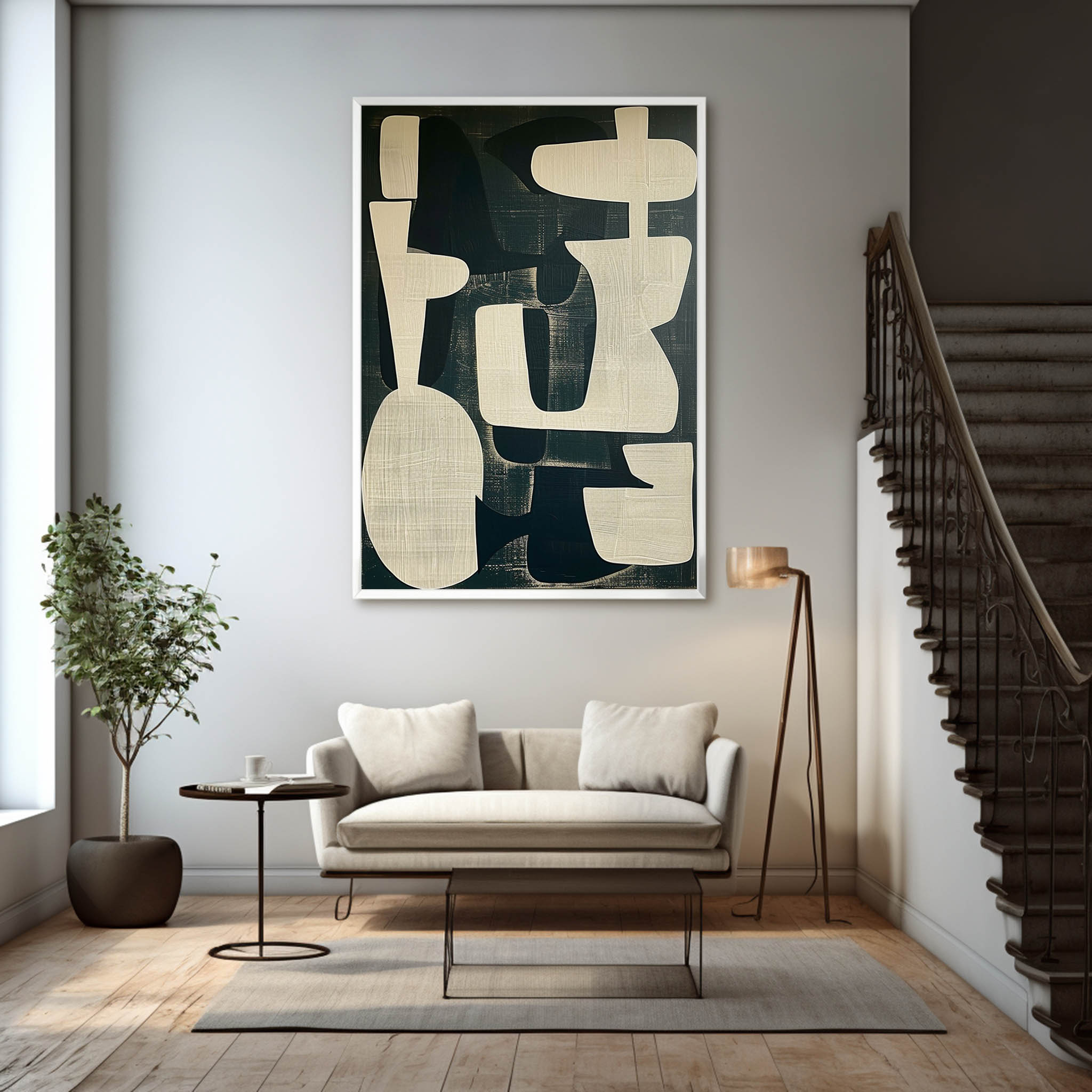Wall Art Wabi-Sabi Neutral Modern Elegant