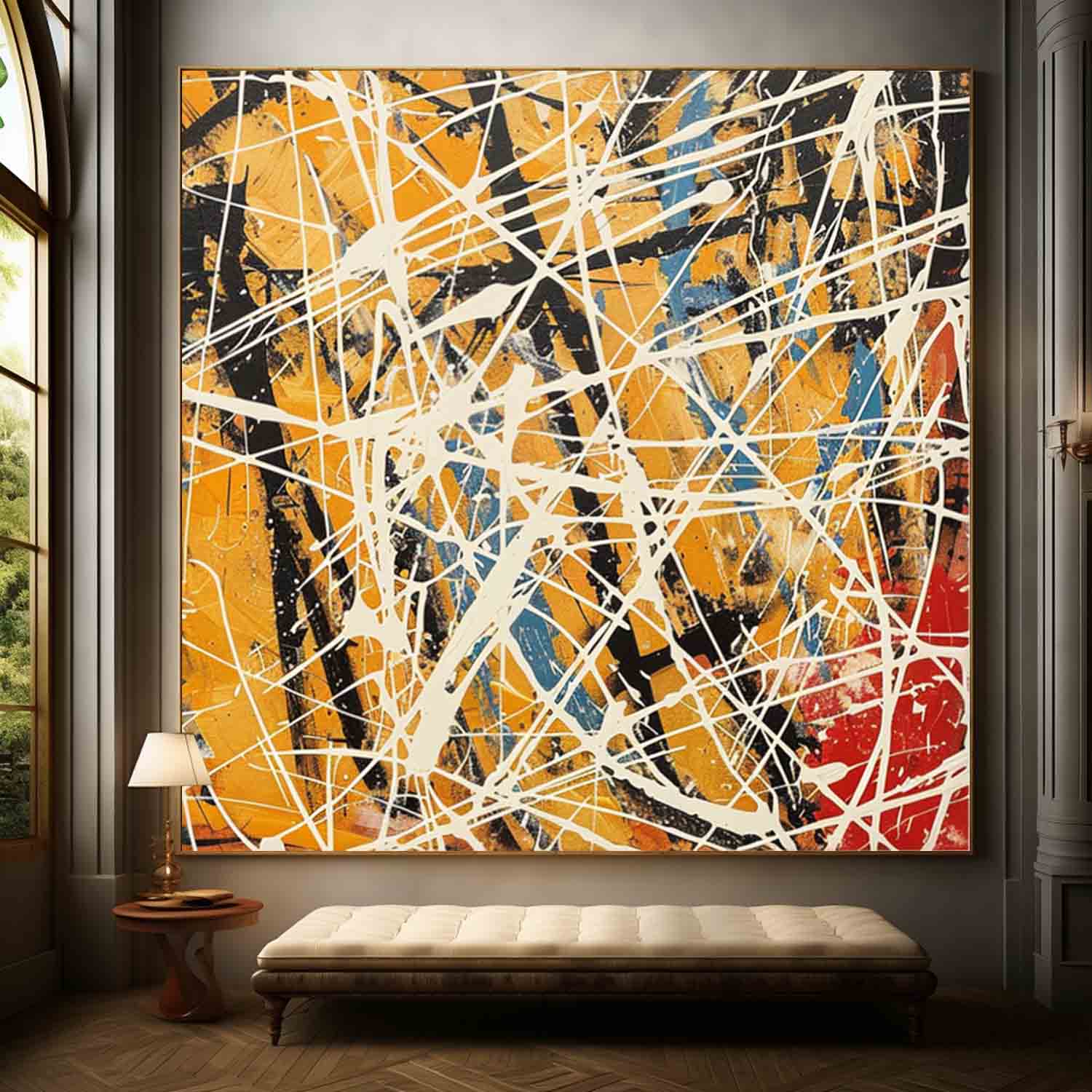 Abstract Expressionist Art AEA046 - Neutralighting