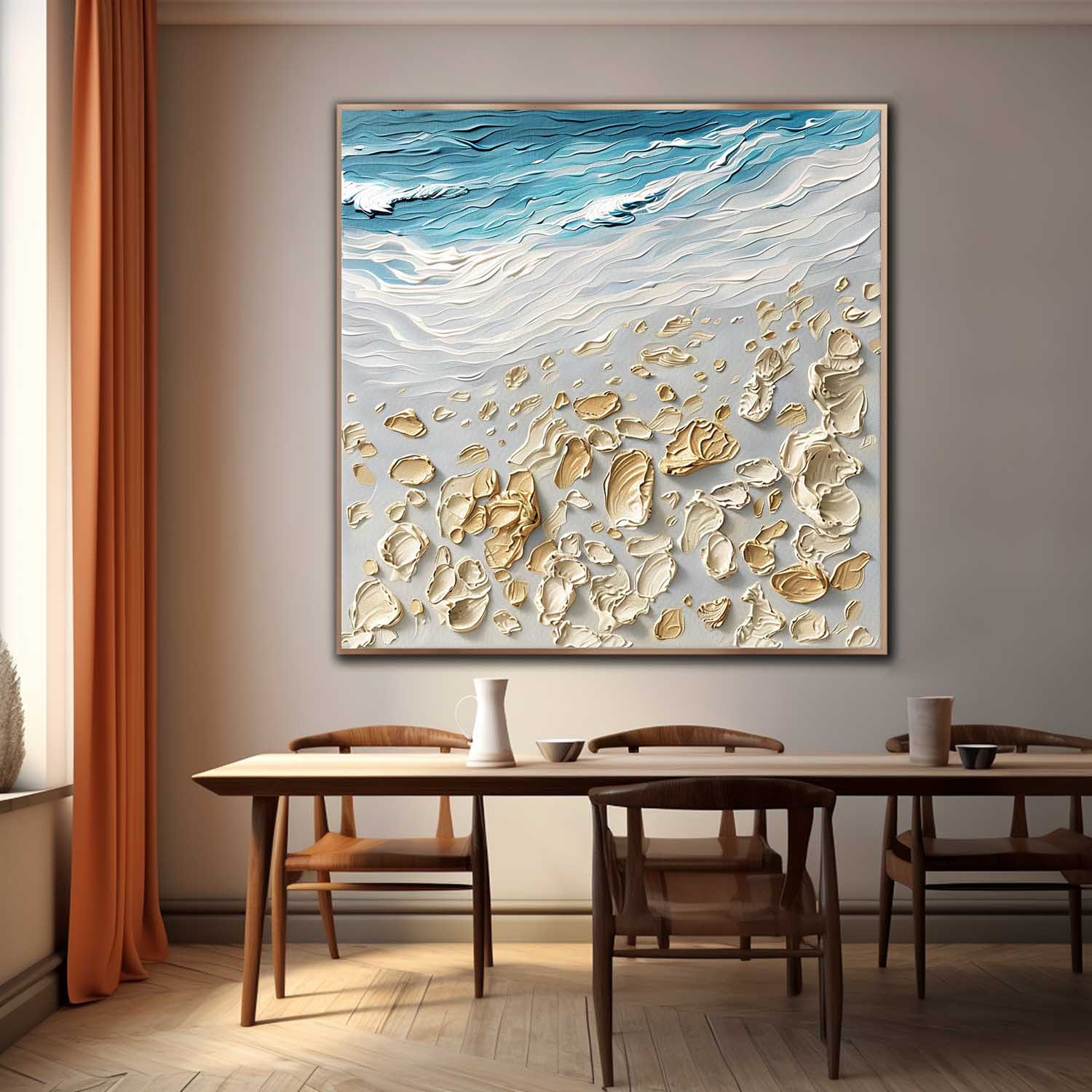 Plaster Art Texture Painting SG291 - Neutralighting