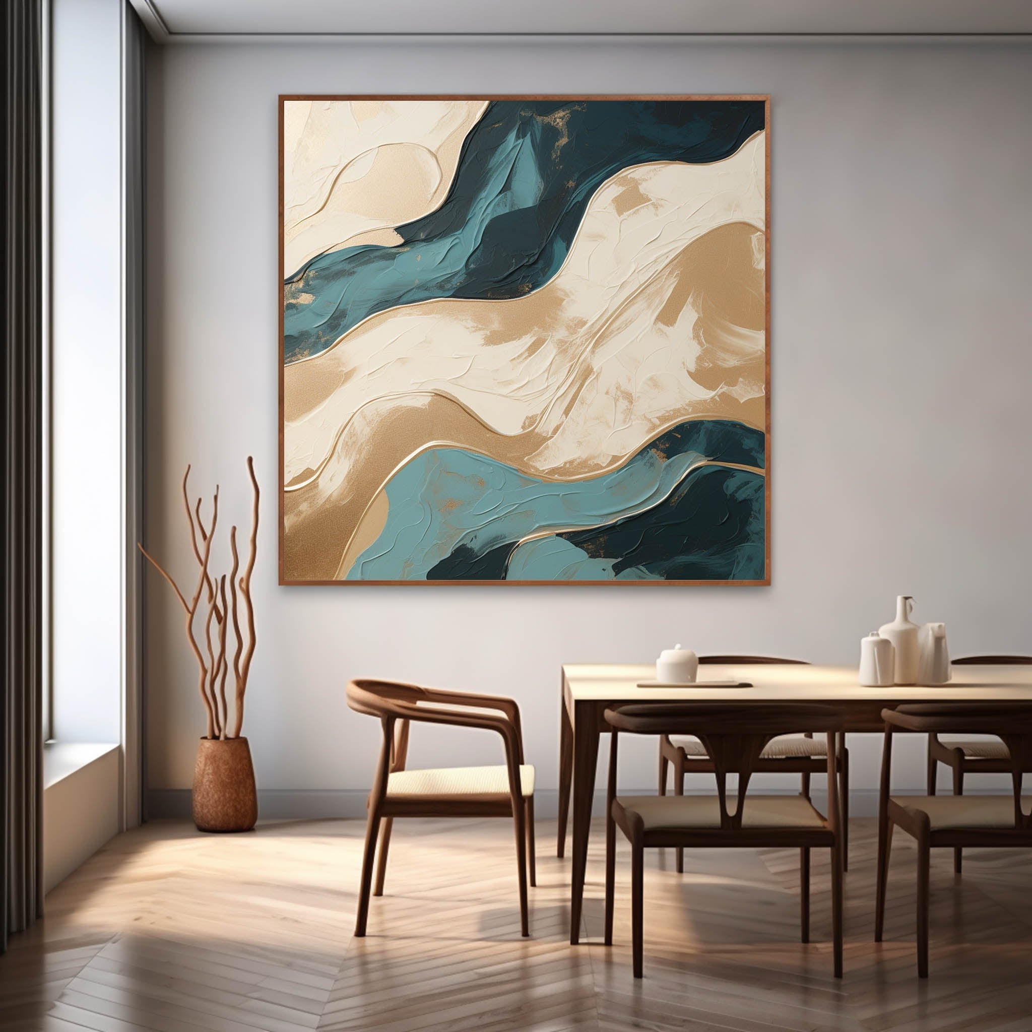 Plaster Art Texture Painting SG254 - Neutralighting