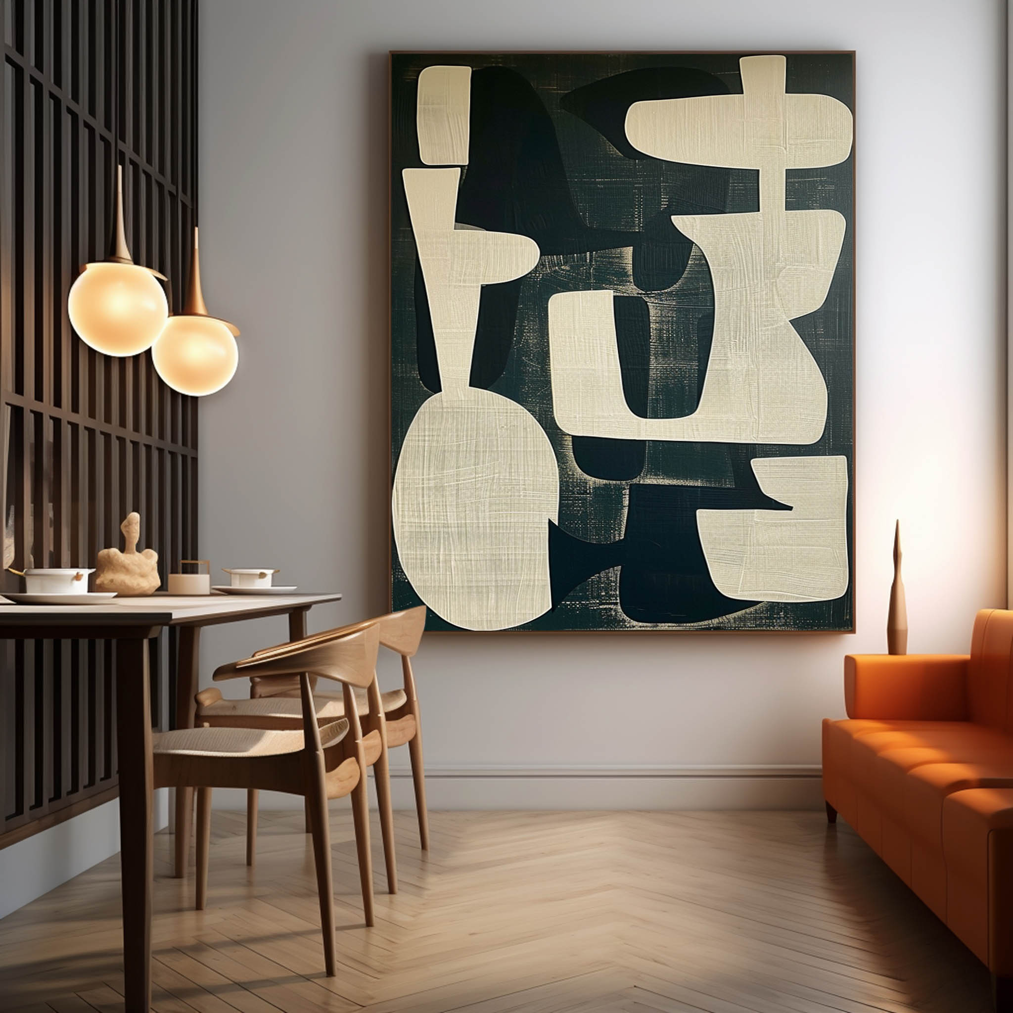 Wall Art Wabi-Sabi Neutral Modern Elegant