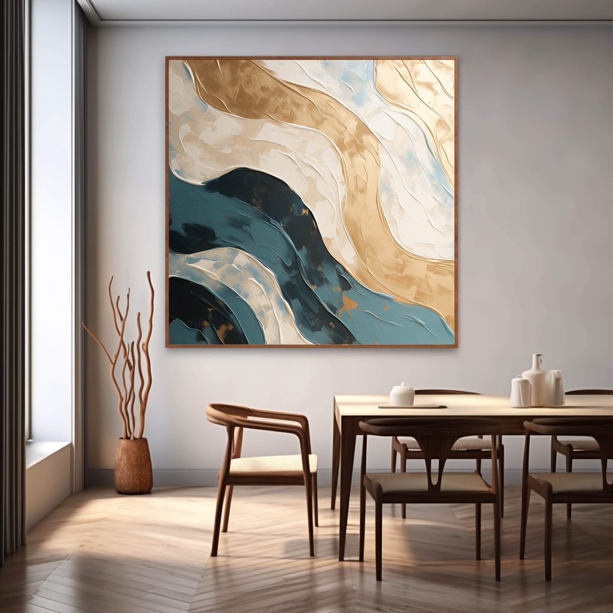 Plaster Art Texture Painting SG255 - Neutralighting