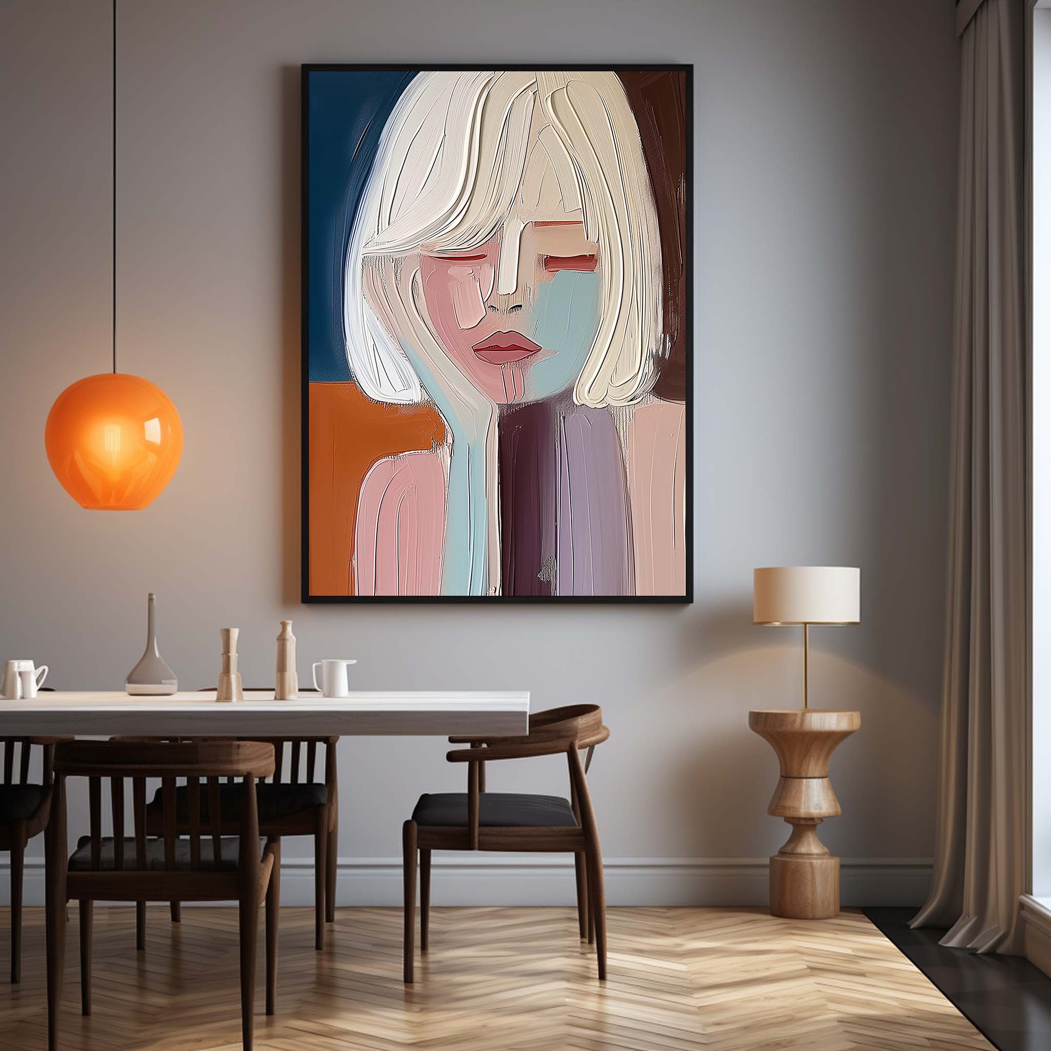 Plaster Art Texture Painting #SG256 - Neutralighting