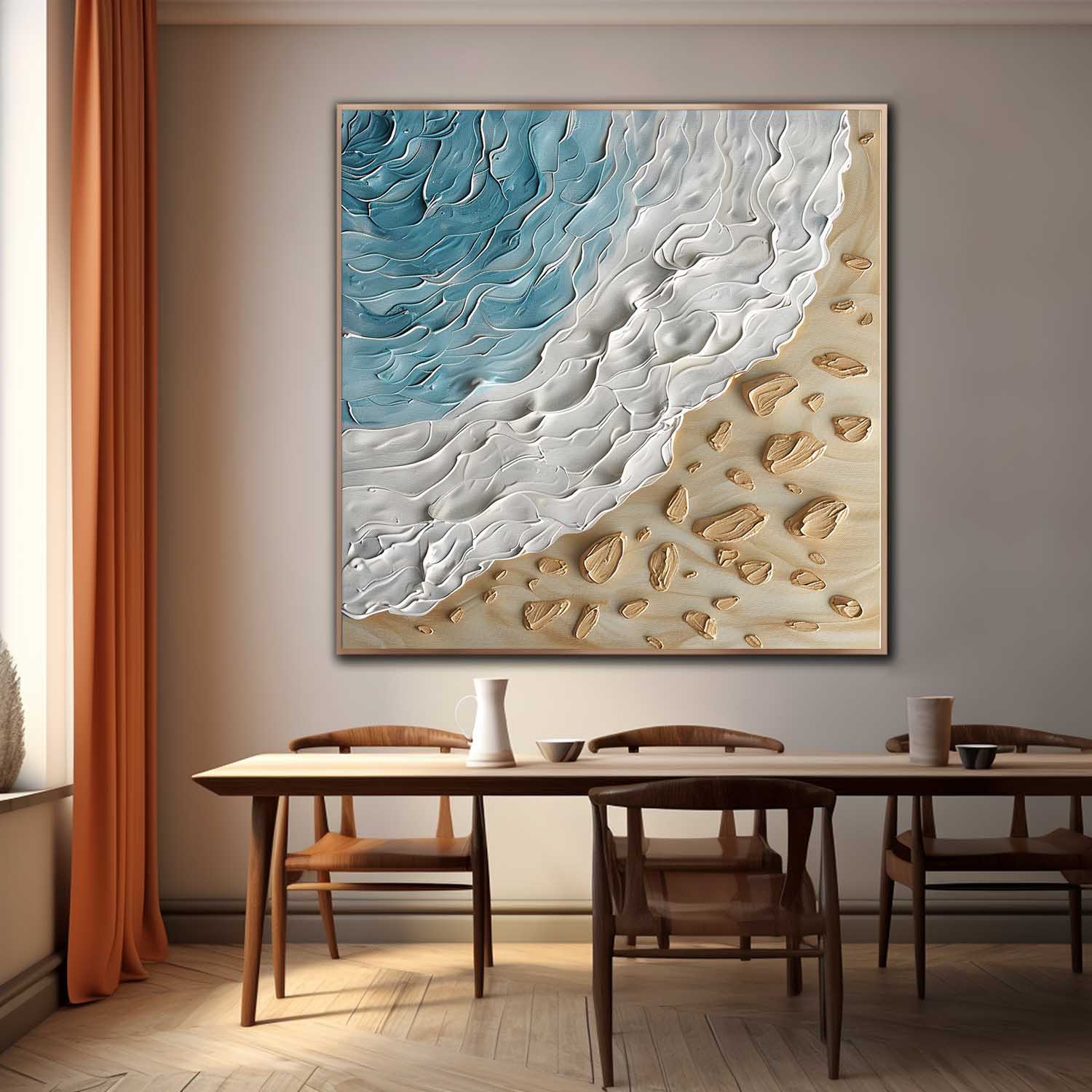 Plaster Art Texture Painting SG289 - Neutralighting