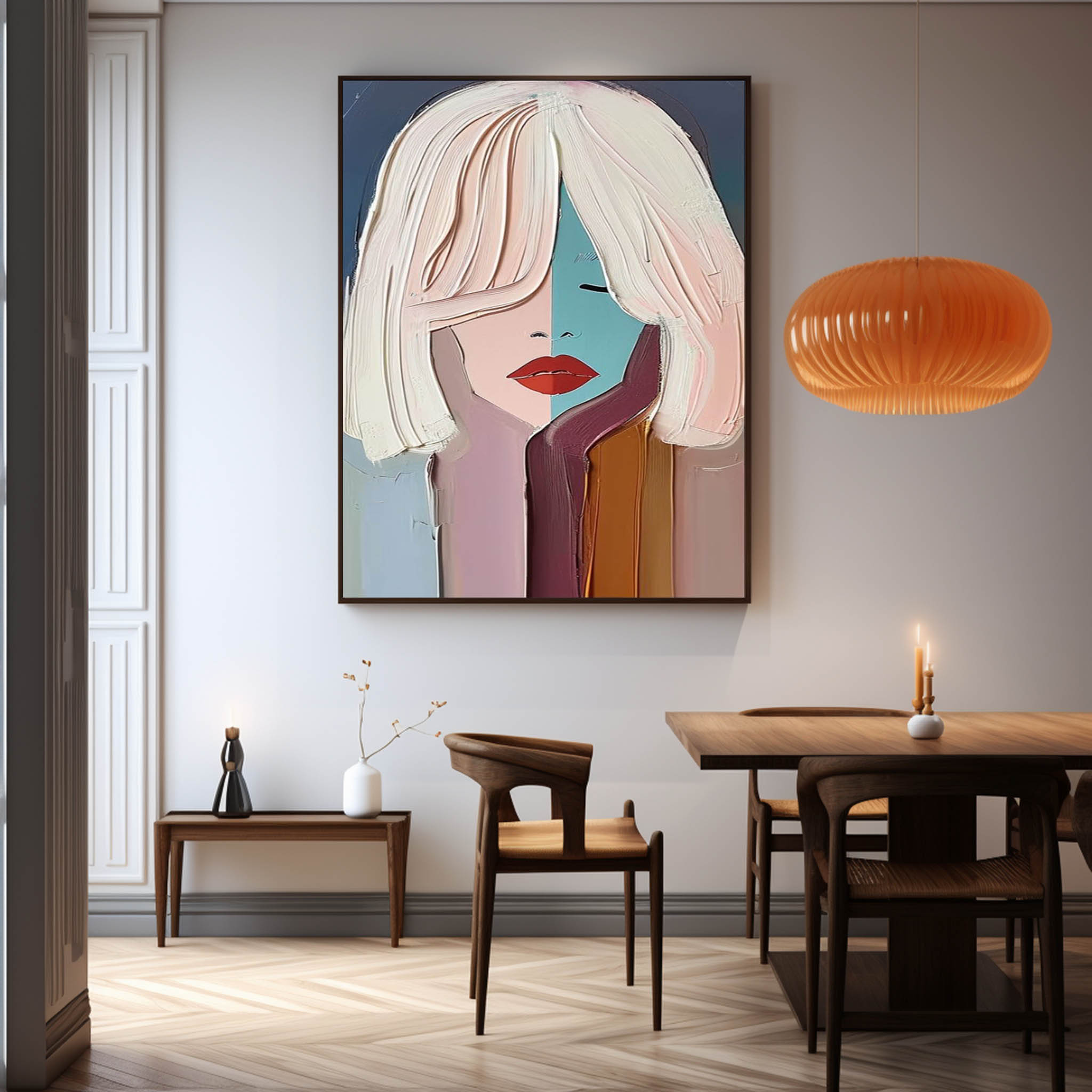 Plaster Art Texture Painting SG257 - Neutralighting