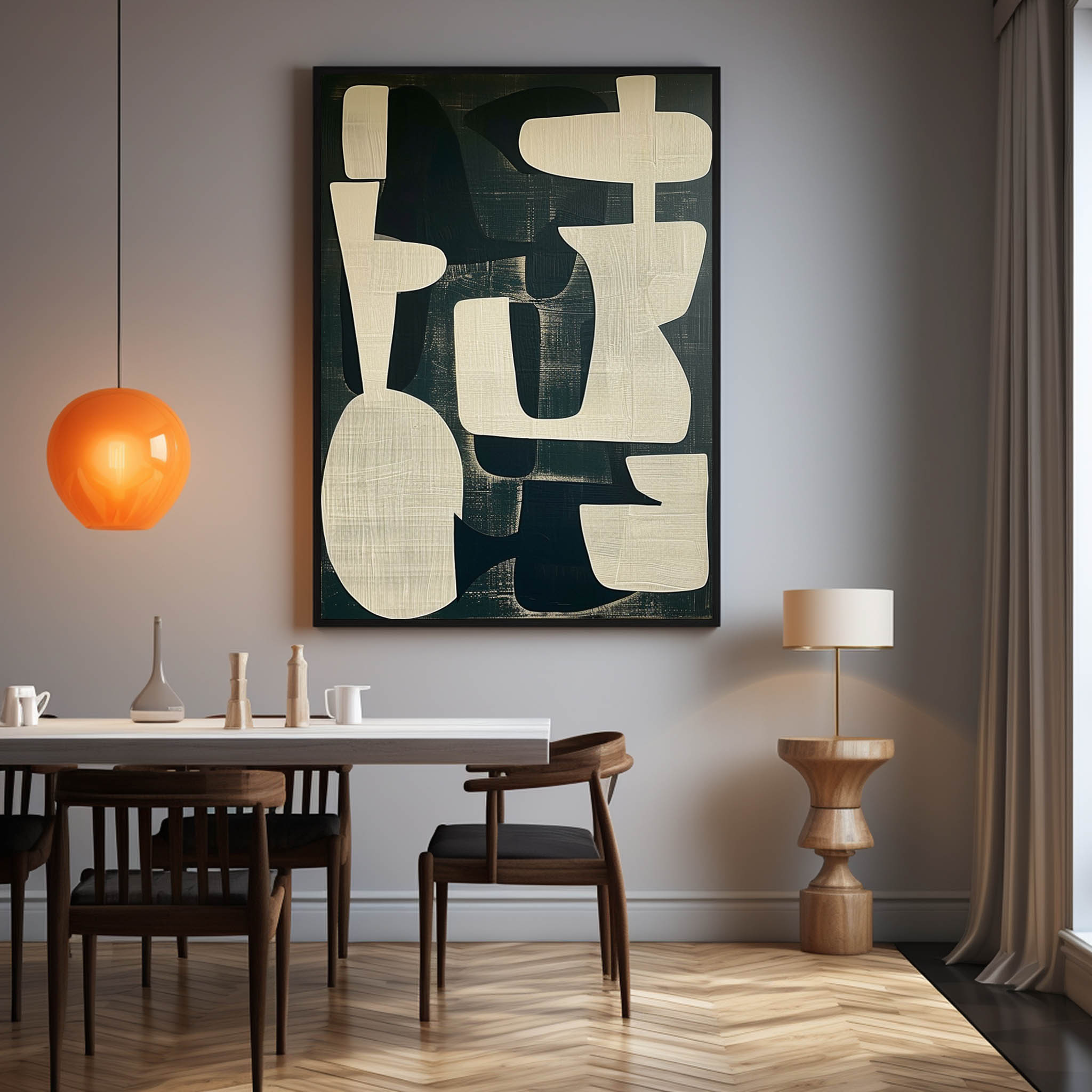 Wall Art Wabi-Sabi Neutral Modern Elegant