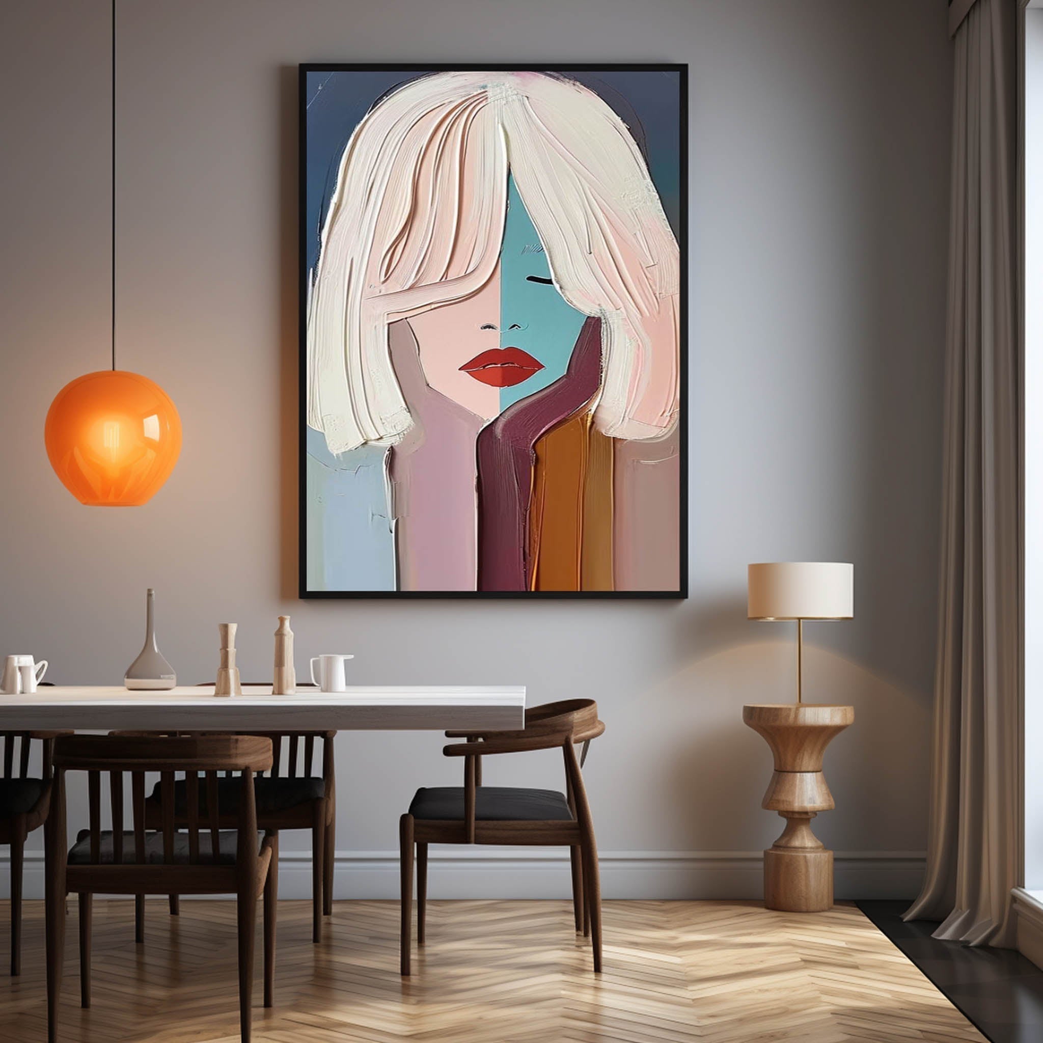 Plaster Art Texture Painting SG257 - Neutralighting