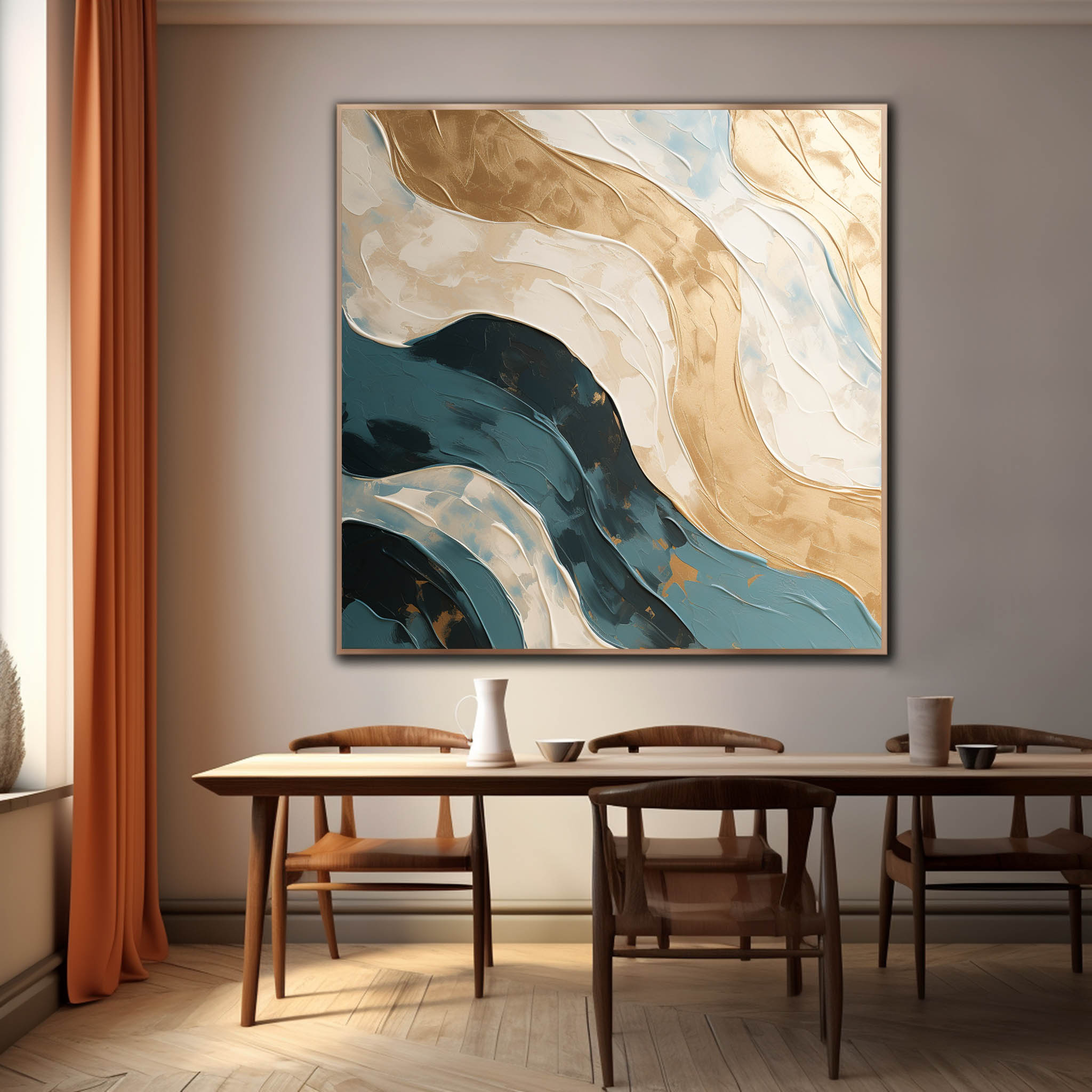 Plaster Art Texture Painting SG255 - Neutralighting