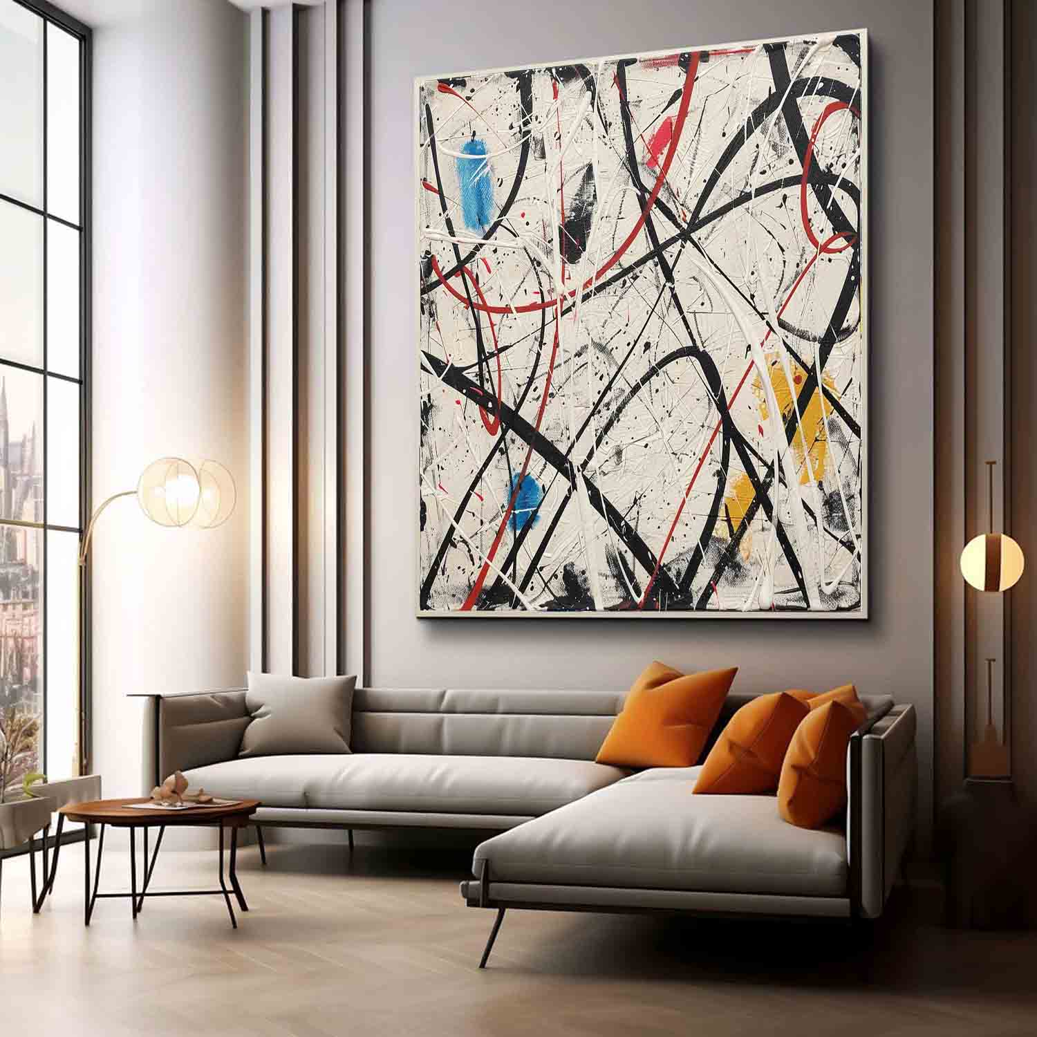 Abstract Expressionist Art AEA043 - Neutralighting