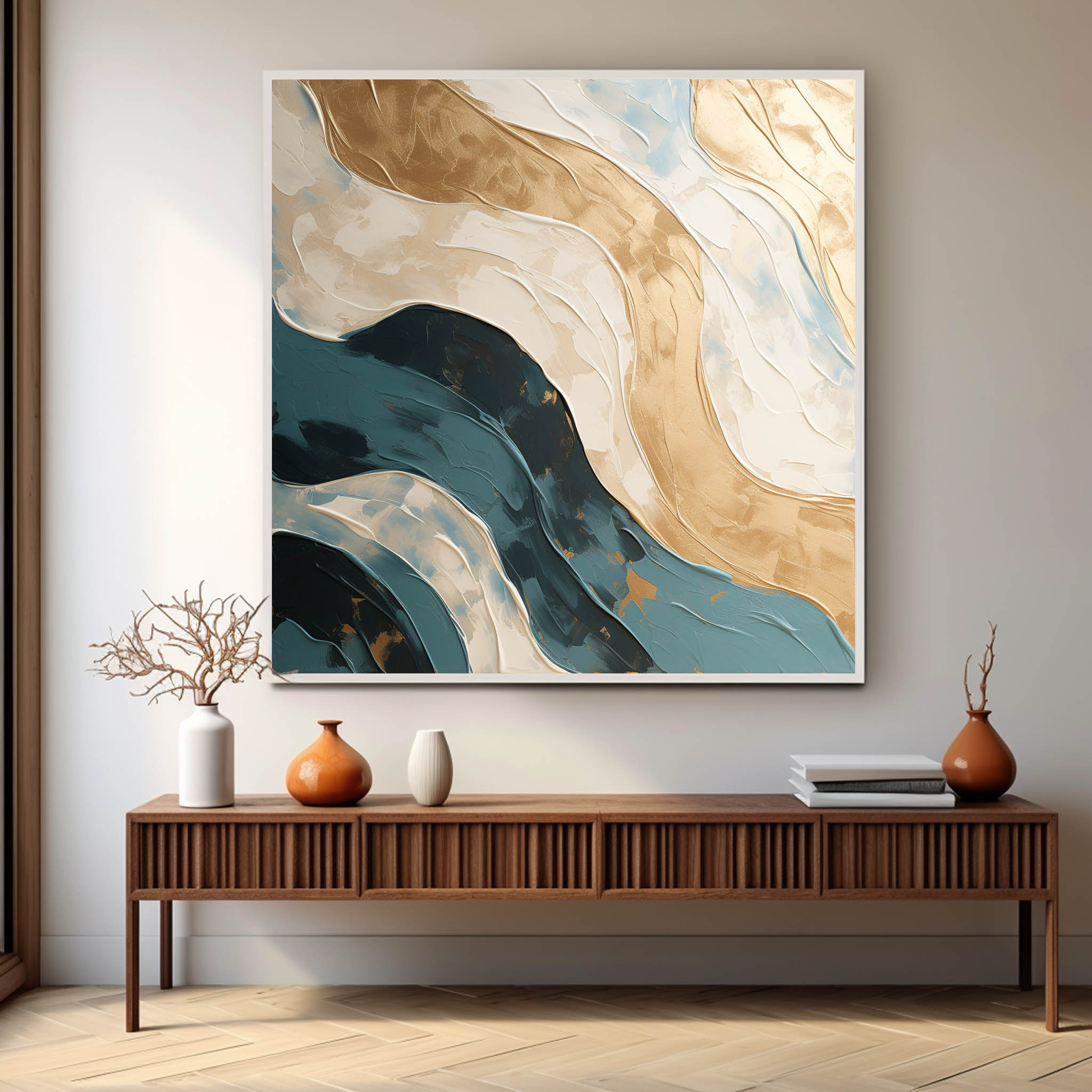 Plaster Art Texture Painting SG255 - Neutralighting