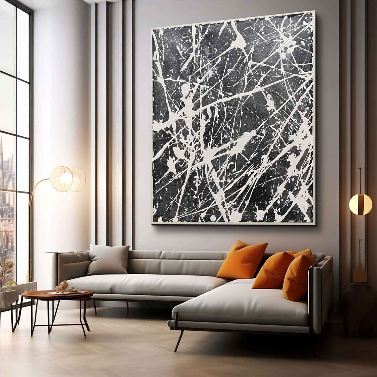 Wall Art Energetic Street Art Inspired Chaotic
