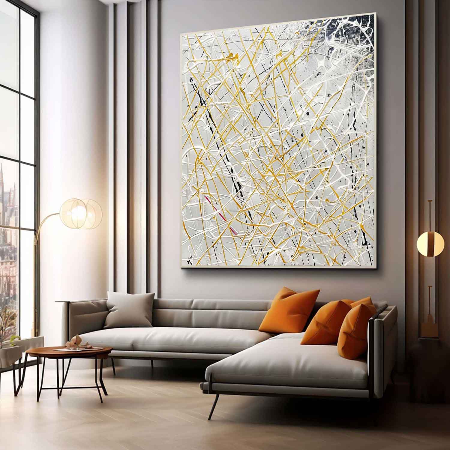 Abstract Expressionist Art AEA048 - Neutralighting