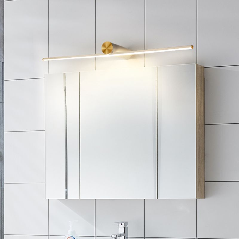 Arisha Modern Metal Linear Mirror Vanity Wall Lamp, Black/White - Neutralighting