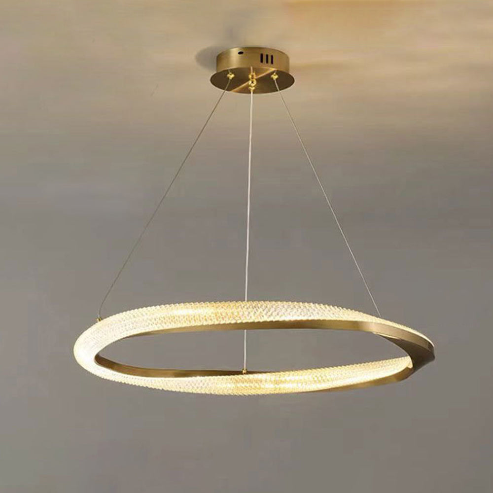 Kristy Pendant Light, Aluminium & Arcylic, 1/2 Rings, 2 Color - Neutralighting