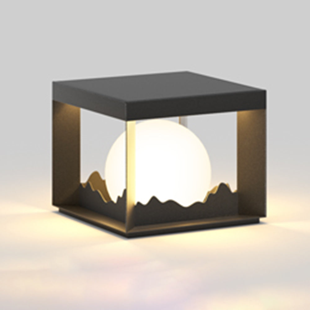 Ray Modern Mountain Metal Outdoor Lamp, Warm Light - Neutralighting
