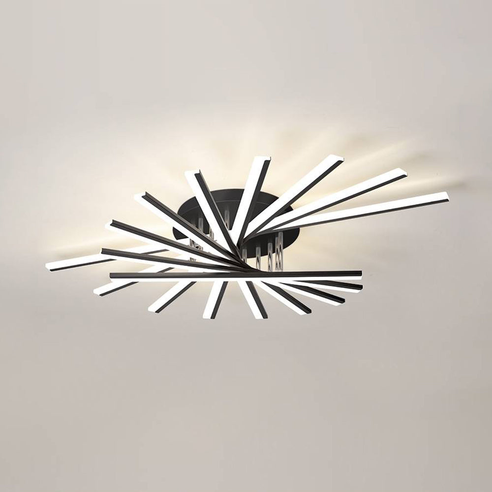Arisha Linear Flush Mount Ceiling Light, 4 Colour - Neutralighting