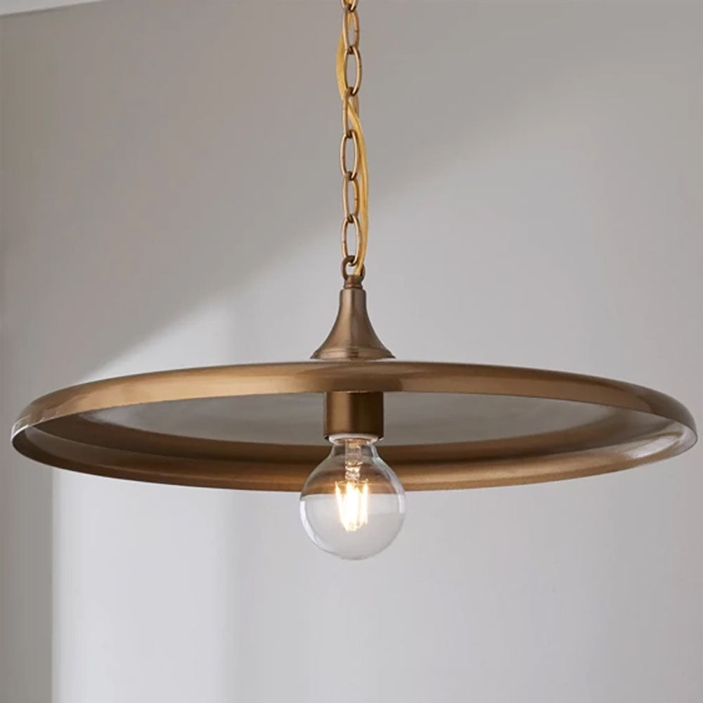 Arisha Industrial Vintage Pendant Light White/Black/Gold - Neutralighting