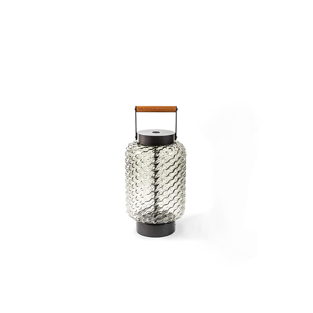 Ray Vintage Lantern Metal/Glass Outdoor Floor Lamp - Neutralighting