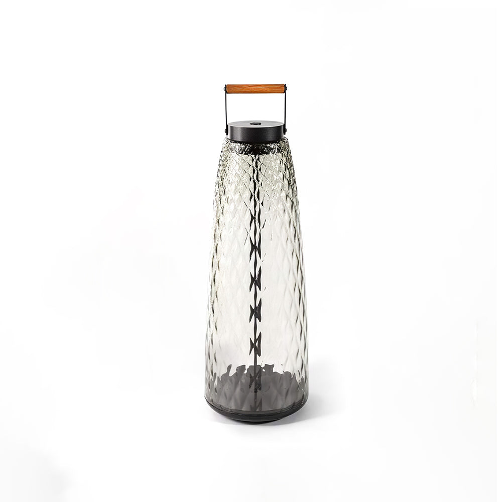 Ray Vintage Lantern Metal/Glass Outdoor Floor Lamp - Neutralighting