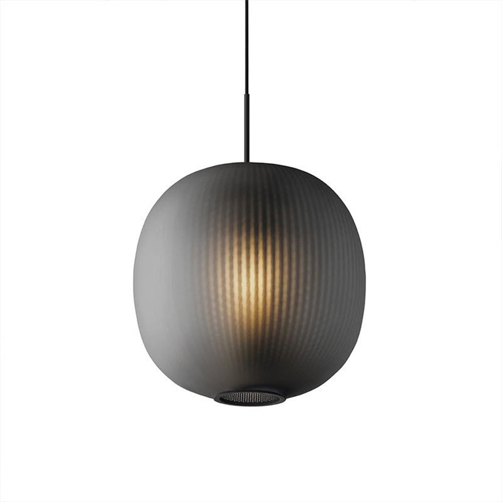 Valentina Frosted Glass Cylinder Pendant Light, Sandy White/Grey, Metal/Glass - Neutralighting