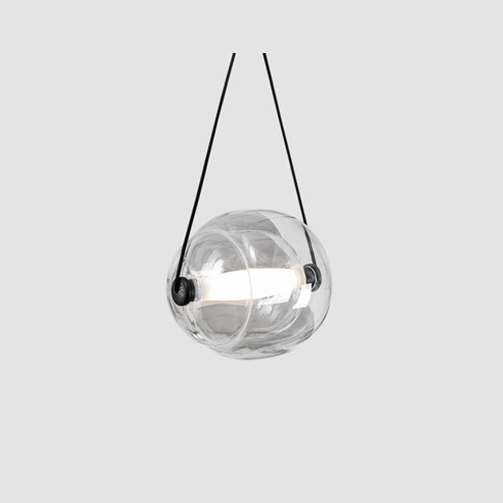 Valentina Modern Bubble Glass Pendant Light, Blue/Yellow/Pink/Smoky Grey/White/Clear - Neutralighting