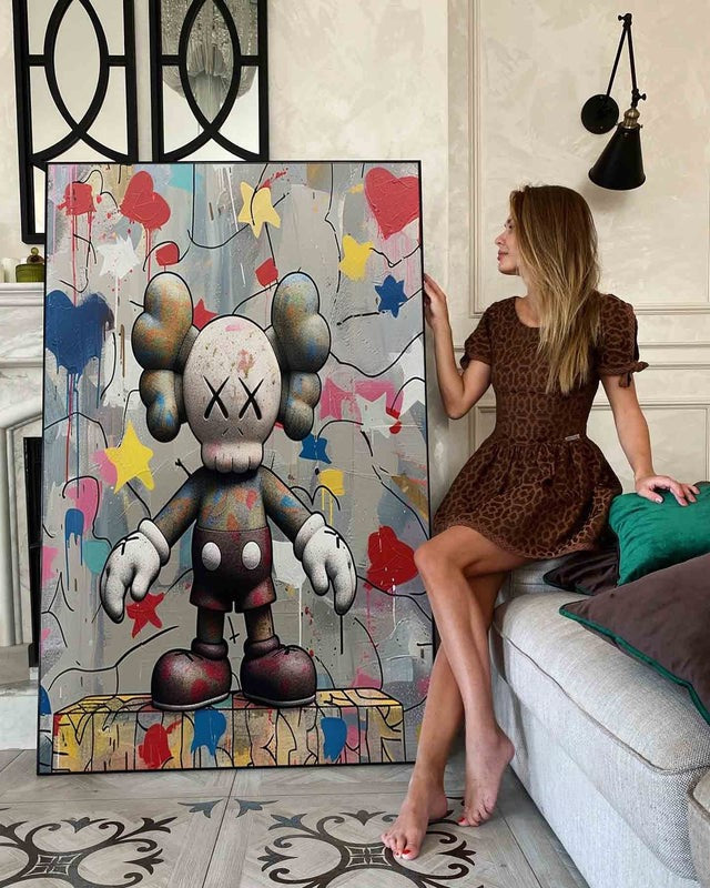 Wall Art Pop Character Oil Painting