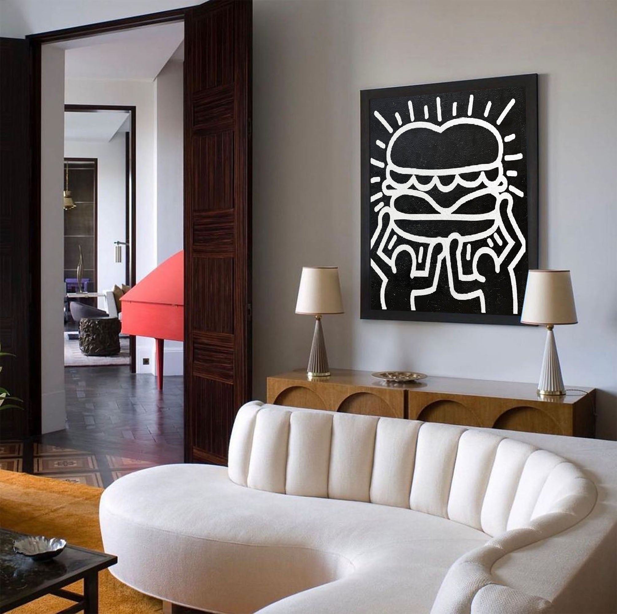 Keith Haring Style Painting KS013 - Neutralighting