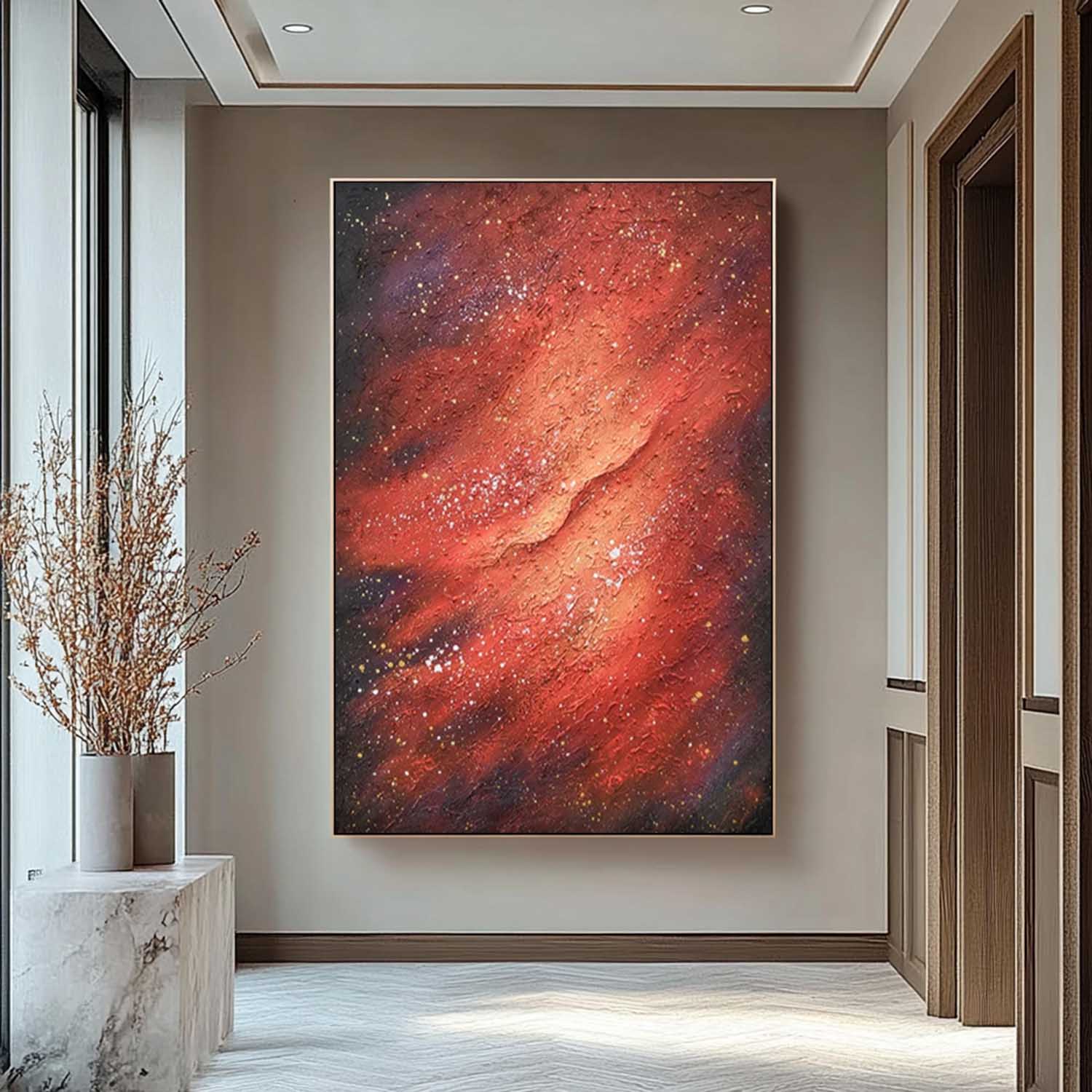 Abstract Canvas Art AB608 - Neutralighting